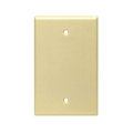 Leviton Wallplates Mid Nyl 1G Blank-Gy PJ13-GY